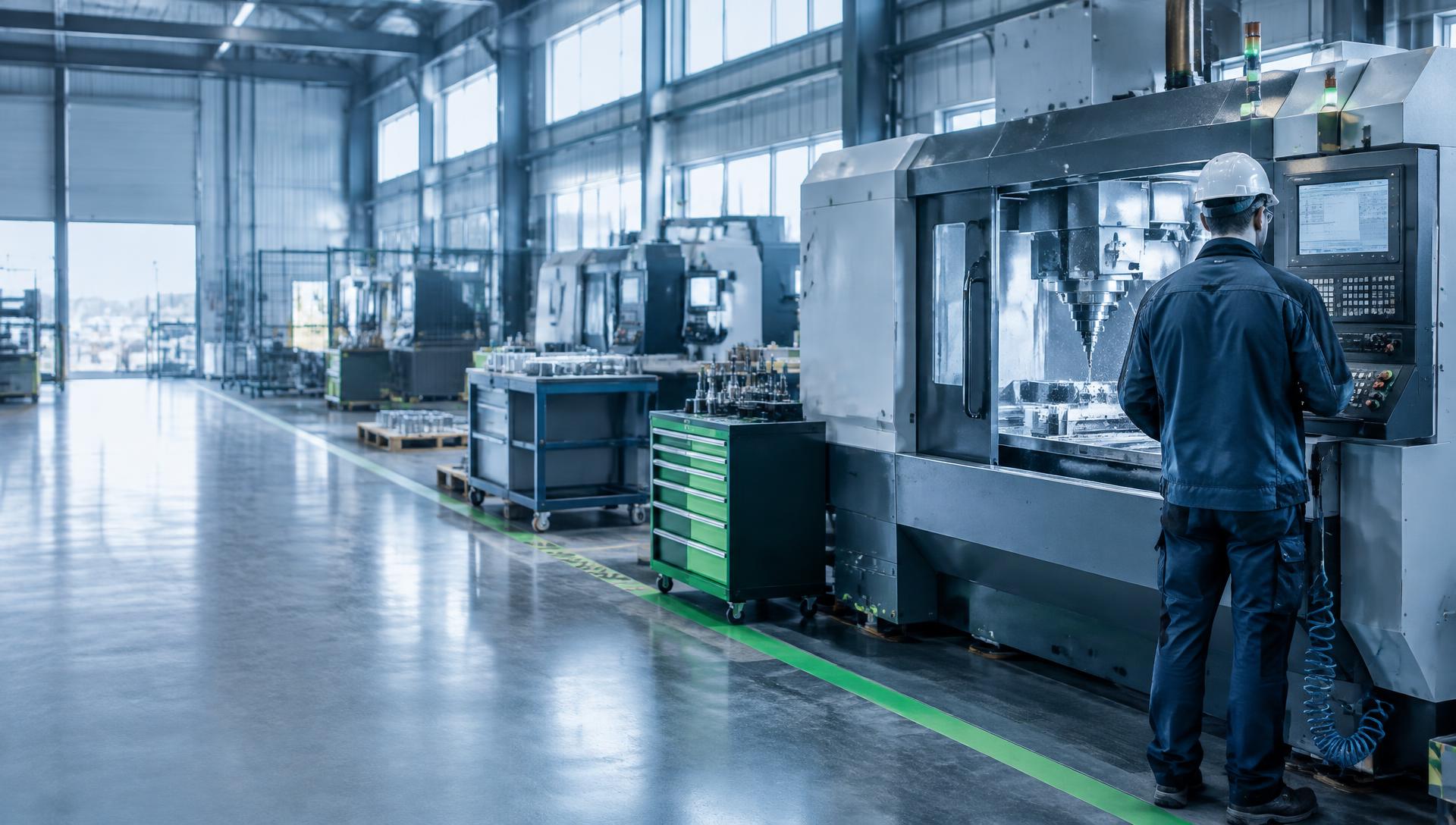 Atelier de fabrication et d’assemblage de composants pour machines-outils